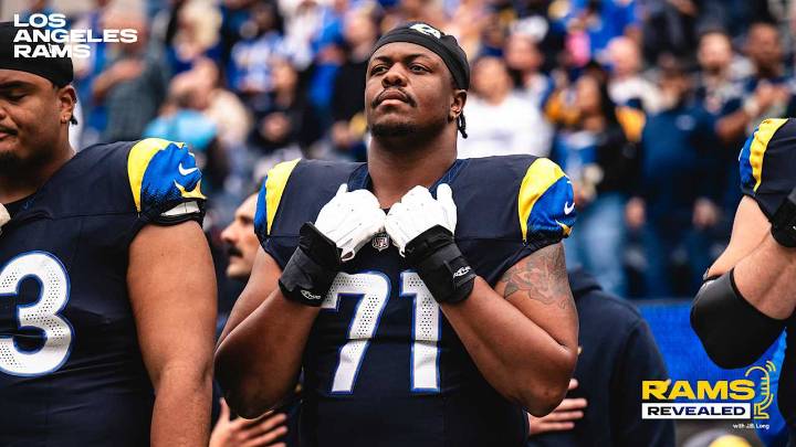 Warren McClendon Jr. on seizing his opportunity at right tackle and embracing his role on one the league's most dynamic offenses