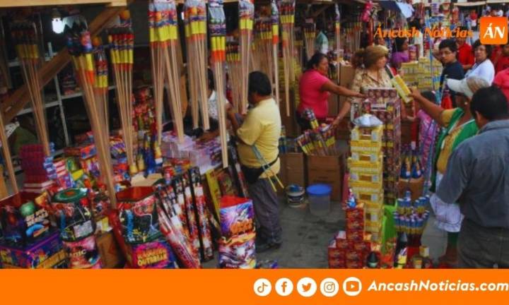 Áncash no cuenta con almacenes ni ferias autorizadas para venta de pirotécnicos