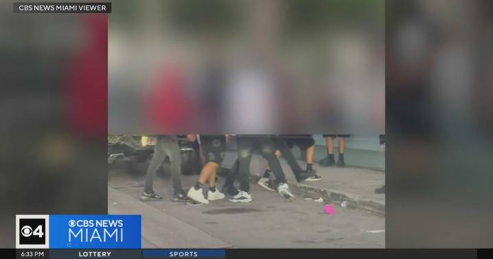 Witness video shows moments leading up to, during shooting involving teens in Miami