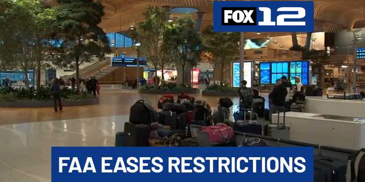 Federal government eases flight reductions, leaving PDX travelers hopeful