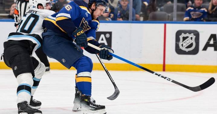Dylan Holloway, Joel Hofer lead Blues past Mammoth, 1