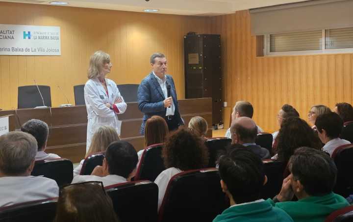 La primera fase de las obras de ampliación y reforma del Hospital Marina Baixa estará concluida a finales de 2026