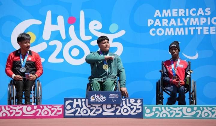 México arrasa en el para atletismo de Chile 2025 con siete oros en un solo día