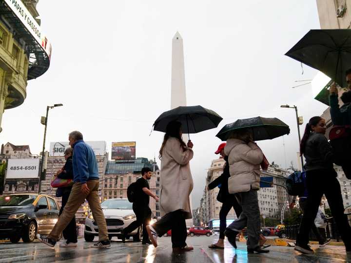 Alerta amarilla en el AMBA por tormentas y granizo: a qué hora llegan las lluvias