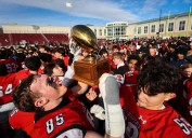 Easton football handles Phillipsburg to end season with record