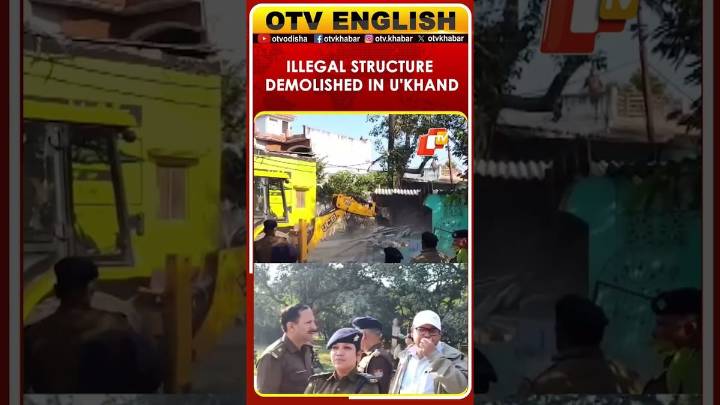 Authorities Demolish An Illegally Constructed Structure On Community Land In Laksar Tehsil