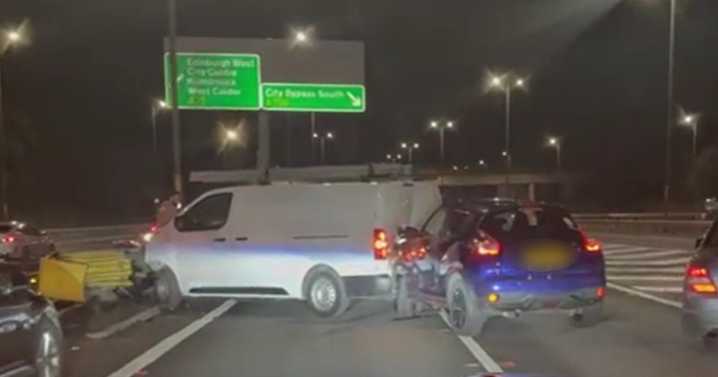 Edinburgh collision triggers delays as emergency services sent to A720