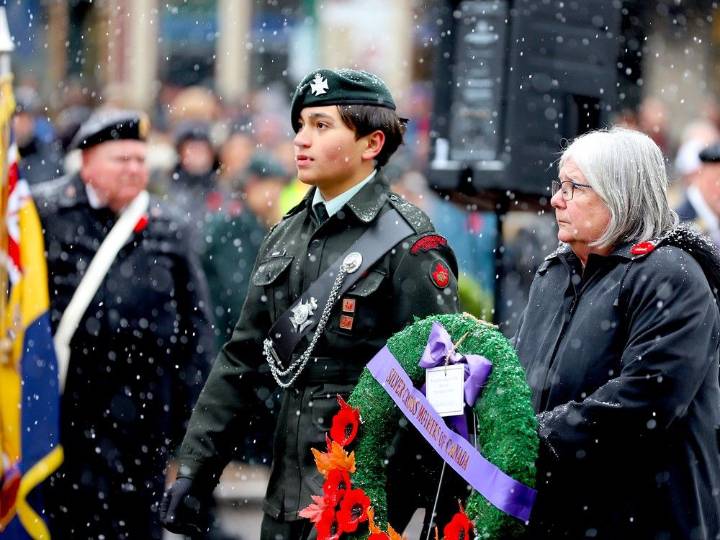 In snowy Brockville, spirit of Remembrance burns | The Kingston Whig Standard