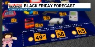 There may be hot deals for shoppers, but the weather will be cool this morning