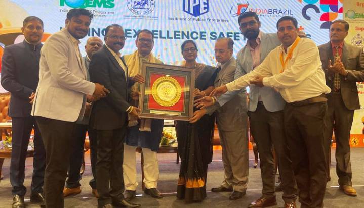 Jindal Steel’s Kasia Mines Honoured With Kalinga Excellence Safety Award