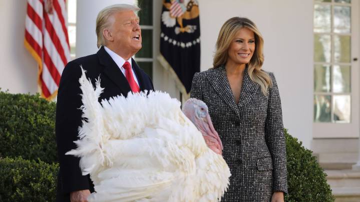 Trump touts Walmart's cheaper Thanksgiving meal, downplays missing products
