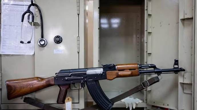 AK-47 Rifle recovered from Ex-Doctor’s Locker at Anantnag Medical College