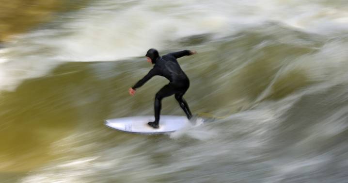 Surf's down! Munich, until now an inland surfing hotspot, has lost its biggest wave