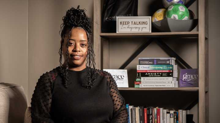 How one woman who lost her husband is helping other 'street widows'