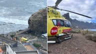 Dos muertos y 15 heridos, tres de ellos graves, por golpes de mar en Tenerife