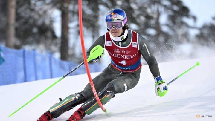 Alpine skiing-Pinheiro Braathen gives Brazil historic first World Cup win
