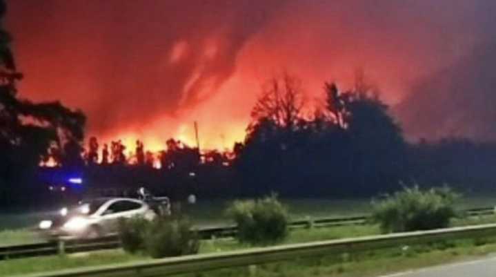 Incendio causa una explosión en parque industrial de la localidad argentina de Ezeiza