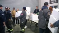 Bucks, Levy team up to give out turkey dinners to Milwaukee firefighters