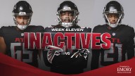 Atlanta Falcons Week 11 inactives vs. Carolina Panthers