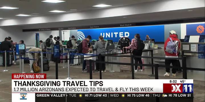 Southern Arizona braces for busy Thanksgiving travel week