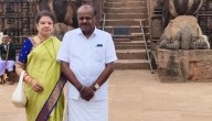 Union Steel Minister HD Kumaraswamy Visits Konark Sun Temple