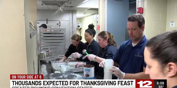Thousands expected for Thanksgiving feast