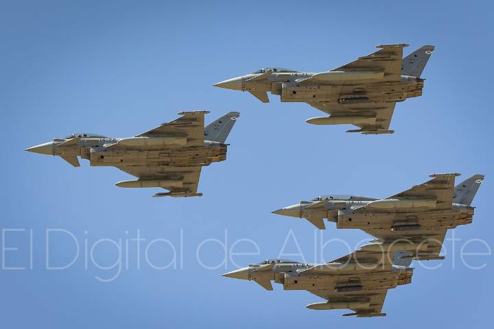 Combate en los cielos de Albacete