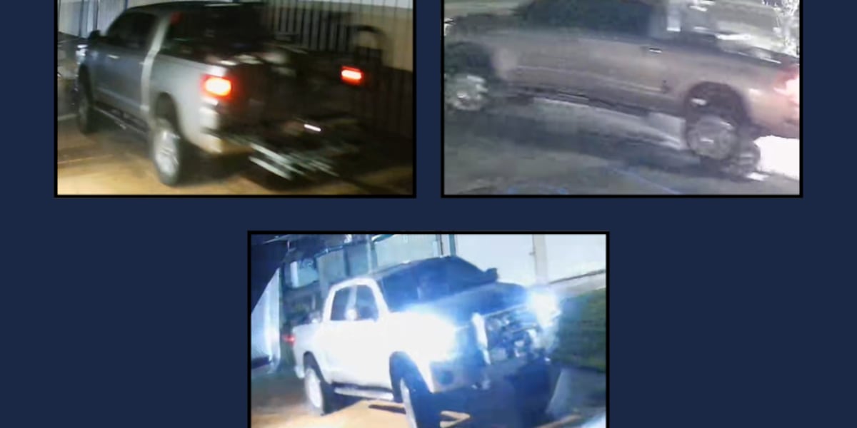 Monroe police trying to identify burglary suspect vehicle and its driver