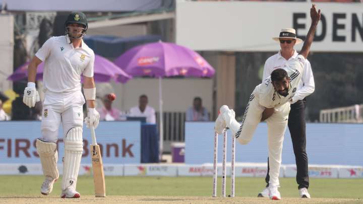 Wicked, whimsy bounce at Eden Gardens keeps both sets of batsmen on toes, as SA skittled for 159; India lose Jaiswal