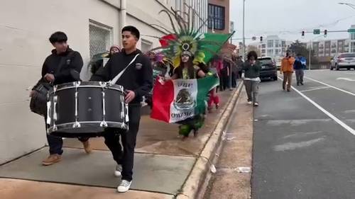 Durham students stage walkout to protest CBP agents immigration enforcement in NC