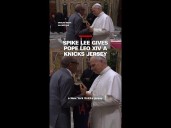 Spike Lee gives the Pope a New York Knicks jersey