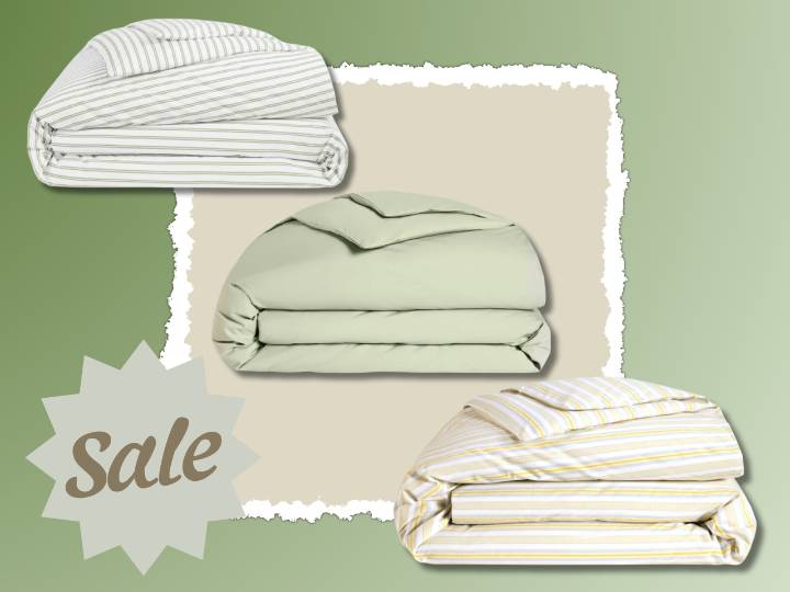 The Classic Percale Duvet Cover from Brooklinen is 49% off during last call