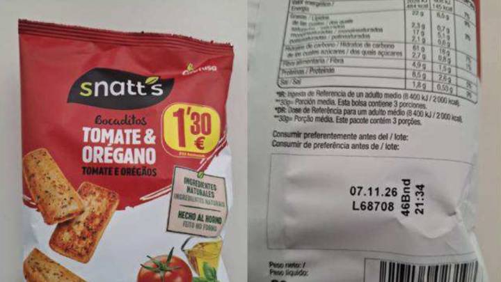 Alerta alimentaria por la presencia de metales en estos famosos bocaditos de tomate y orégano