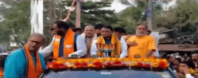 Nuapada Bypoll: Odisha CM Leads Massive Roadshow, Seeks Vote For Jay Dholakia