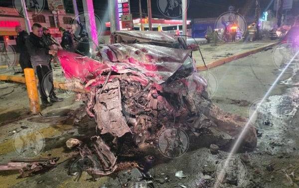 Pasarse semáforo causó choque con cinco muertos en la Tecnológico