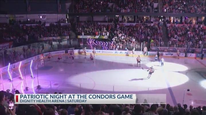 Patriotic Night at Bakersfield Condor's game Nov. 8