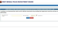 WBP Constable Written Exam Admit Card 2025 Released, Direct Link To Download