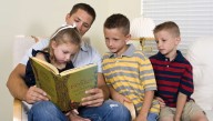 Man Sits Down With Children To Read 'The Hobbit' For Nightly Devotions