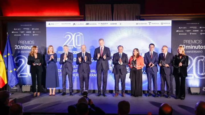 El Rey preside el 25 aniversario de 20minutos: “Es un ejemplo de compromiso, innovación y servicio a la sociedad”