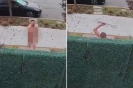 Naked madman breaks Vietnam veterans' legs, but victim ends attack with 3 gunshots: video