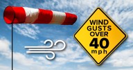 Wednesday will be windy! Gusts over 45 mph will be possible