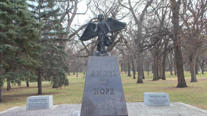 Fargo's Angel of Hope monument repaired ahead of annual memorial