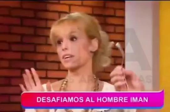 Papelón antivacuna en el Congreso: el "hombre imán" era un viejo personaje de TV