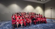 Group of powerful women in Cleveland gathers for annual Go Red for Women shoot, highlight movement