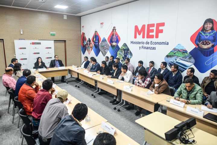 MEF transferirá cerca de S/ 150 millones para continuidad de obras en gobiernos locales