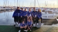 Las optimist Lola Molina y Ana Pozo, primera y segunda sub 13 en el VII Trofeo Sol de Portocarrero