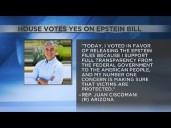 House votes yes on Epstein bill