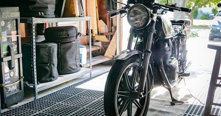 Protecting your motorcycle from theft and fire in winter storage