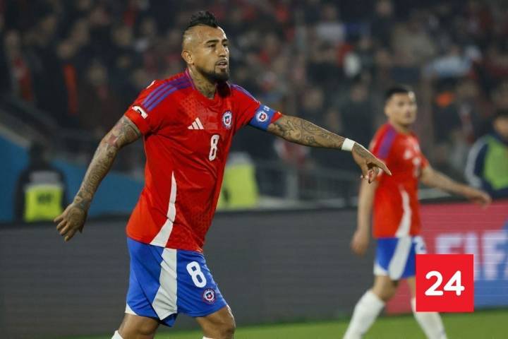 El lienzo dirigido a Arturo Vidal que captó las miradas en el partido Chile vs Perú