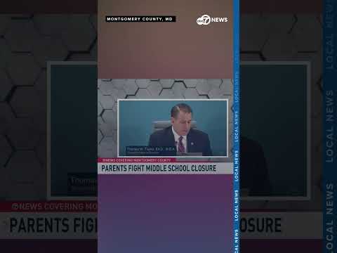 Maryland parents express shock over plan to close school and relocate another